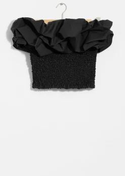 & Other Stories Tops | Off-Shoulder Bubble Top