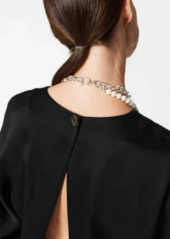 & Other Stories Dresses | Open Back Midi Dress Black