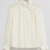 & Other Stories Blouses & Shirts | Oversized Silk Blouse Ivory