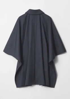 & Other Stories Outerwear | Oversized Trenchcoat Cape Navy
