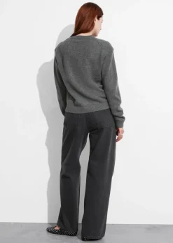 & Other Stories Sweaters & Knits | Padded-Shoulder Merino Jumper