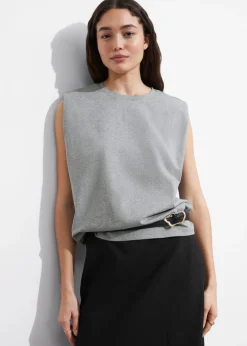 & Other Stories Tops | Padded-Shoulder Tank Top