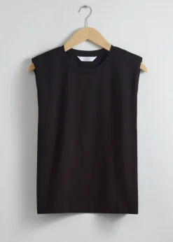 & Other Stories Tops | Padded-Shoulder Tank Top