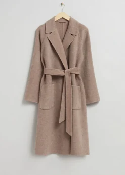 & Other Stories Outerwear | Patch Pocket Belted Coat