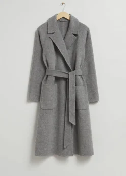 & Other Stories Outerwear | Patch Pocket Belted Coat