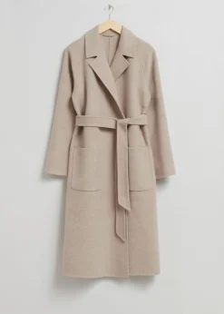 & Other Stories Outerwear | Patch Pocket Belted Coat