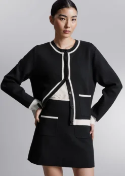& Other Stories Sweaters & Knits | Patch Pocket Cardigan Black