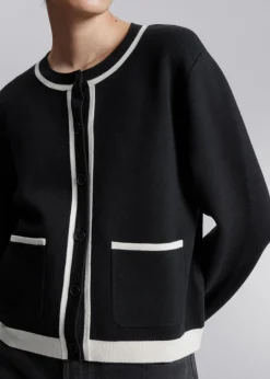 & Other Stories Sweaters & Knits | Patch Pocket Cardigan Black