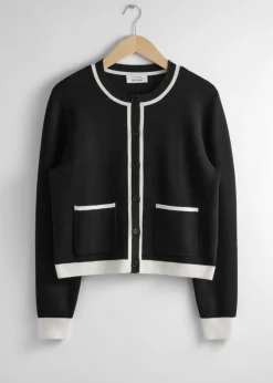 & Other Stories Sweaters & Knits | Patch Pocket Cardigan Black