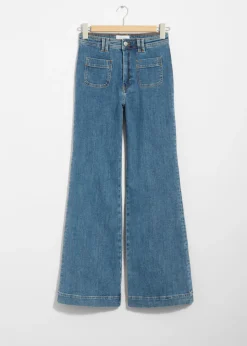 & Other Stories Jeans | Patch-Pocket Bootcut Jeans