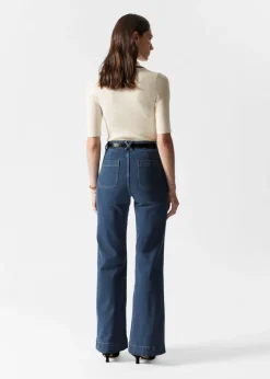 & Other Stories Jeans | Patch-Pocket Bootcut Jeans
