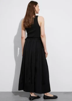 & Other Stories Skirts | Pleated Drawstring Midi Skirt