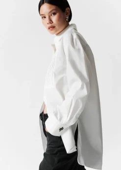 & Other Stories Blouses & Shirts | Pleated Shirt White