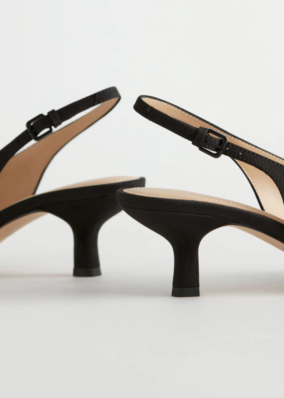 & Other Stories Heels | Pointed Slingback Pumps