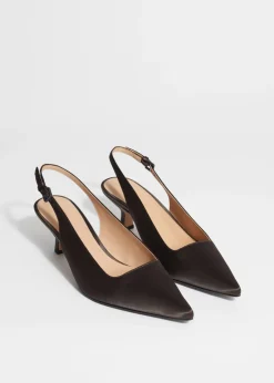 & Other Stories Heels | Pointed Slingback Pumps