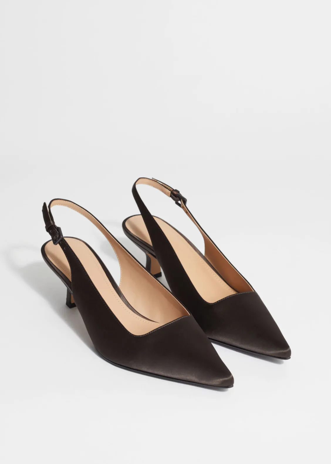 & Other Stories Heels | Pointed Slingback Pumps