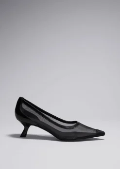 & Other Stories Heels | Point-Toe Pumps Black
