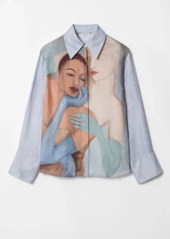 & Other Stories Blouses & Shirts | Printed Shirt Face Print