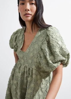 & Other Stories Dresses | Puff-Sleeve Maxi Dress