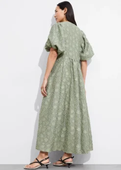 & Other Stories Dresses | Puff-Sleeve Maxi Dress