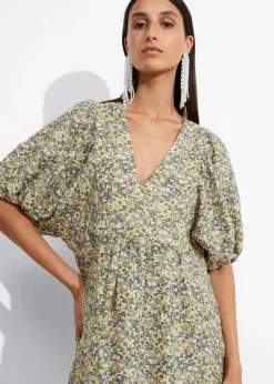 & Other Stories Dresses | Puff-Sleeve Maxi Dress
