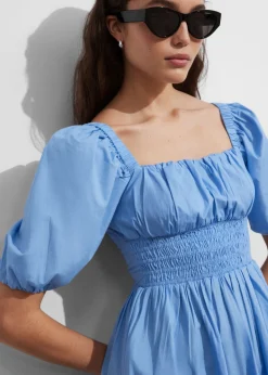 & Other Stories Dresses | Puff-Sleeve Midi Dress