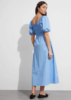 & Other Stories Dresses | Puff-Sleeve Midi Dress