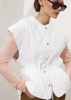 & Other Stories Outerwear | Quilted Gilet White