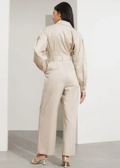 & Other Stories Jumpsuits | Pants | Relaxed Belted Jumpsuit Beige