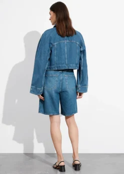 & Other Stories Sets & Suits | Shorts | Relaxed Denim Shorts Mid Blue