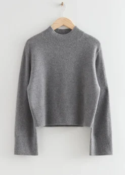 & Other Stories Sweaters & Knits | Relaxed Fit Cashmere Sweater Dark Grey