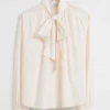& Other Stories Blouses & Shirts | Relaxed Lavallière-Neck Blouse