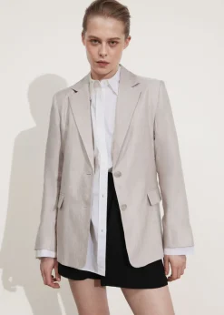 & Other Stories Sets & Suits | Outerwear | Relaxed Linen-Blend Blazer Light Grey