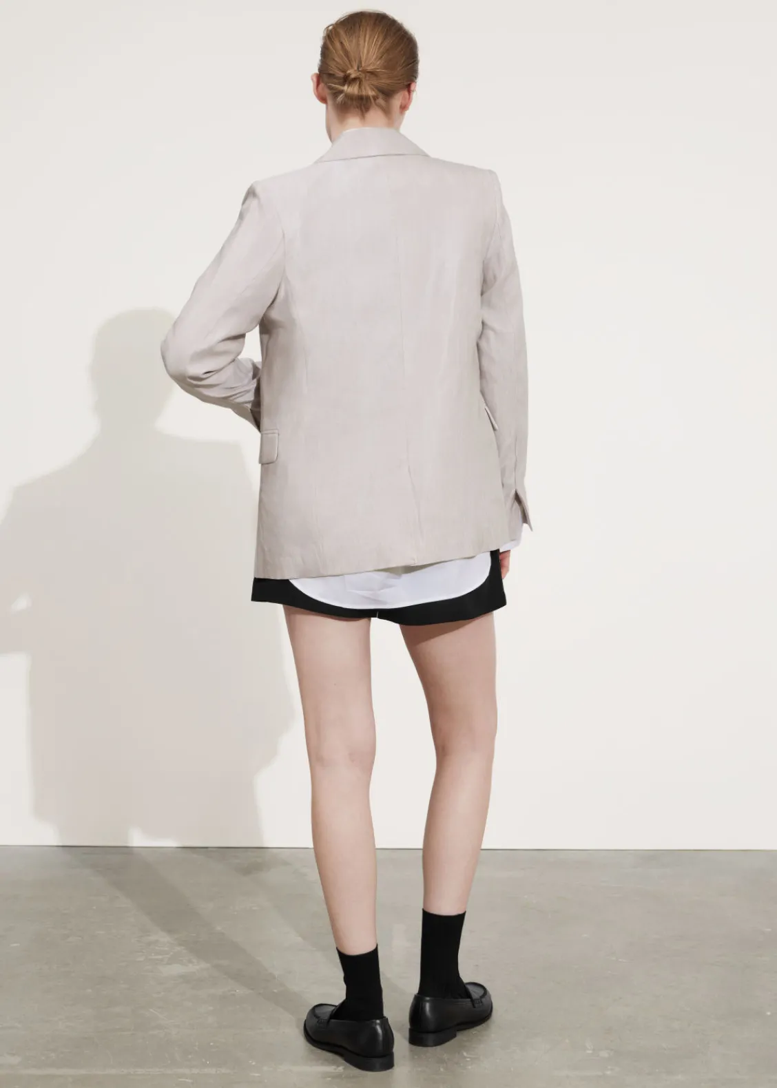 & Other Stories Sets & Suits | Outerwear | Relaxed Linen-Blend Blazer Light Grey