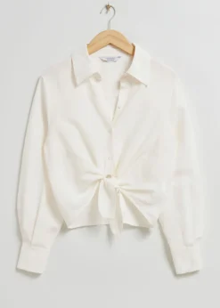 & Other Stories Blouses & Shirts | Relaxed Tie Knot Shirt