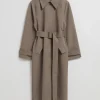 & Other Stories Outerwear | Relaxed Trench Coat Mole