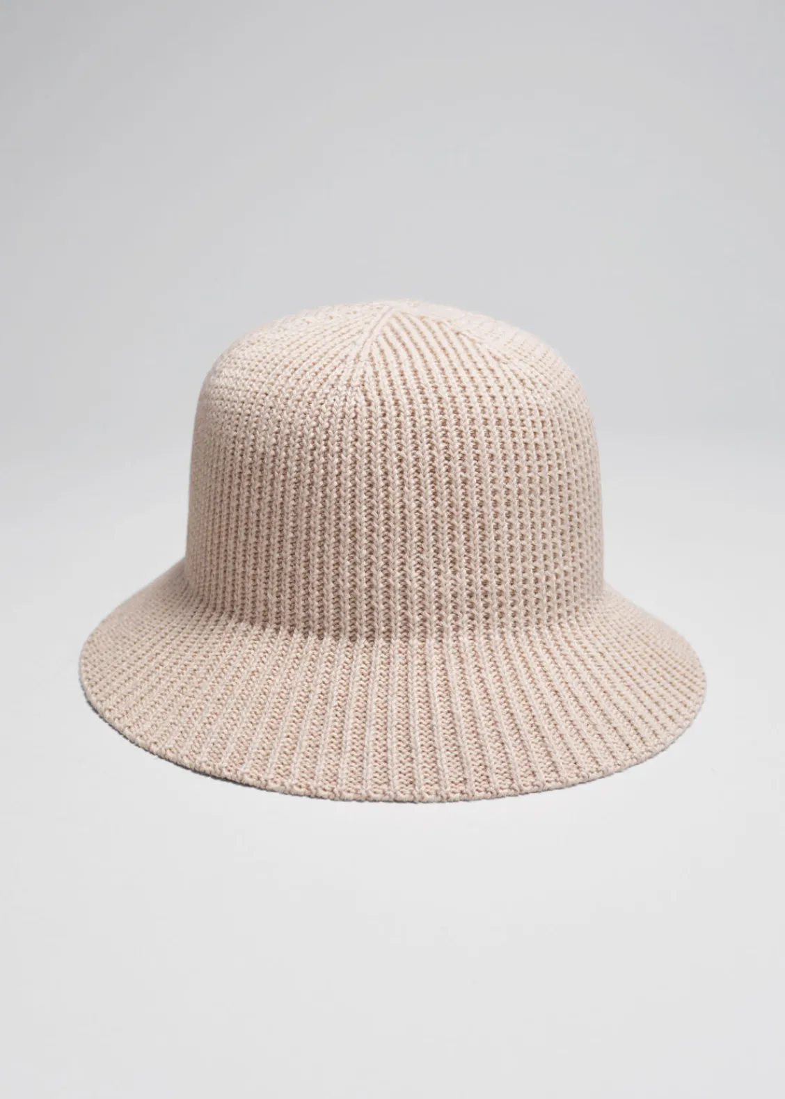 & Other Stories Hats | Rib Knitted Bucket Hat