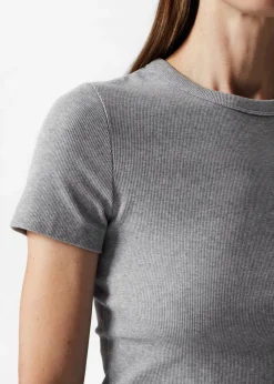 & Other Stories Tops | Ribbed Cropped T-Shirt