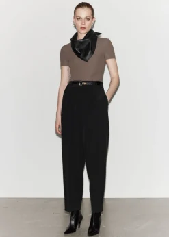& Other Stories Tops | Ribbed Cropped T-Shirt
