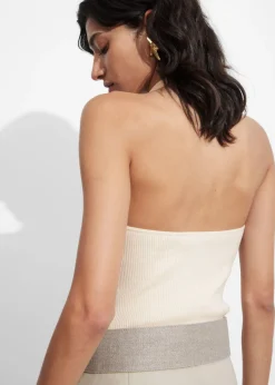 & Other Stories Tops | Ribbed Halterneck Top