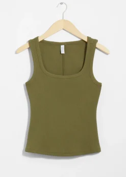 & Other Stories Tops | Ribbed Tank Top