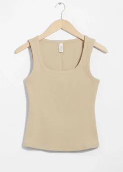 & Other Stories Tops | Ribbed Tank Top