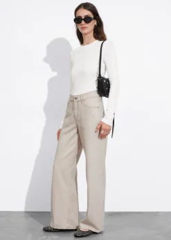 & Other Stories Tops | Ribbed Top
