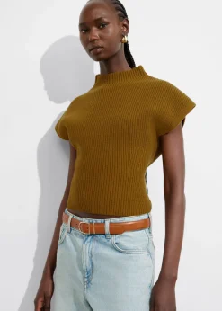 & Other Stories Sweaters & Knits | Rib-Knit Mock-Neck Vest
