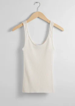 & Other Stories Tops | Sweaters & Knits | Rib-Knit Tank Top White