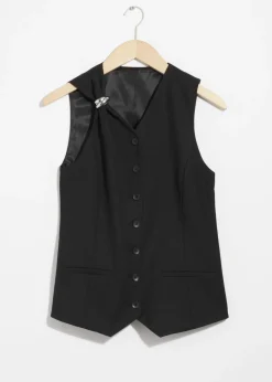 & Other Stories Sets & Suits | Ring-Detailed Vest Black
