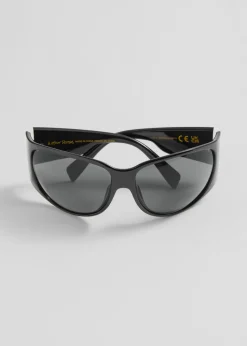 & Other Stories Sunglasses | Rounded Sunglasses Black