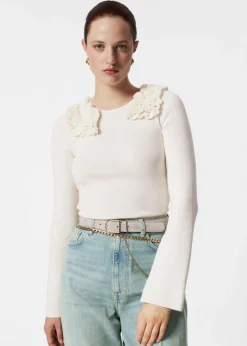 & Other Stories Sweaters & Knits | Ruffled Merino-Blend Top