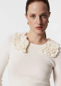 & Other Stories Sweaters & Knits | Ruffled Merino-Blend Top