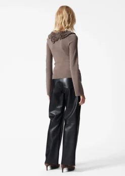 & Other Stories Sweaters & Knits | Ruffled Merino-Blend Top